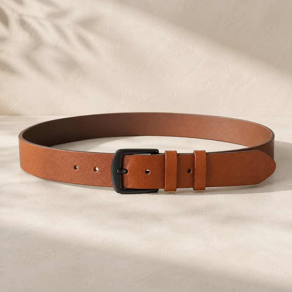 Hakiki Deri Kemer 4 cm – Siyah ve Kahverengi | 95-120 cm