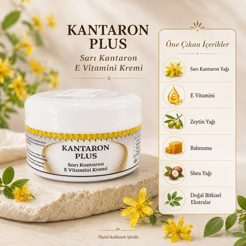 Kantaron Plus Sarı Kantaron E Vitamini Kremi