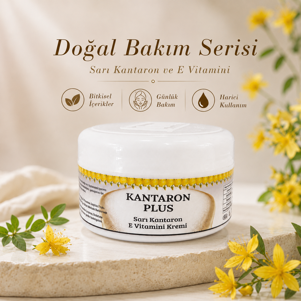 Kantaron Plus Sarı Kantaron E Vitamini Kremi
