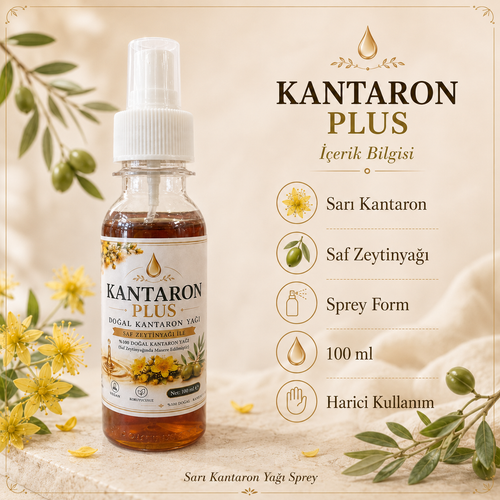 Kantaron Plus Doğal Sarı Kantaron Yağı 100 ml