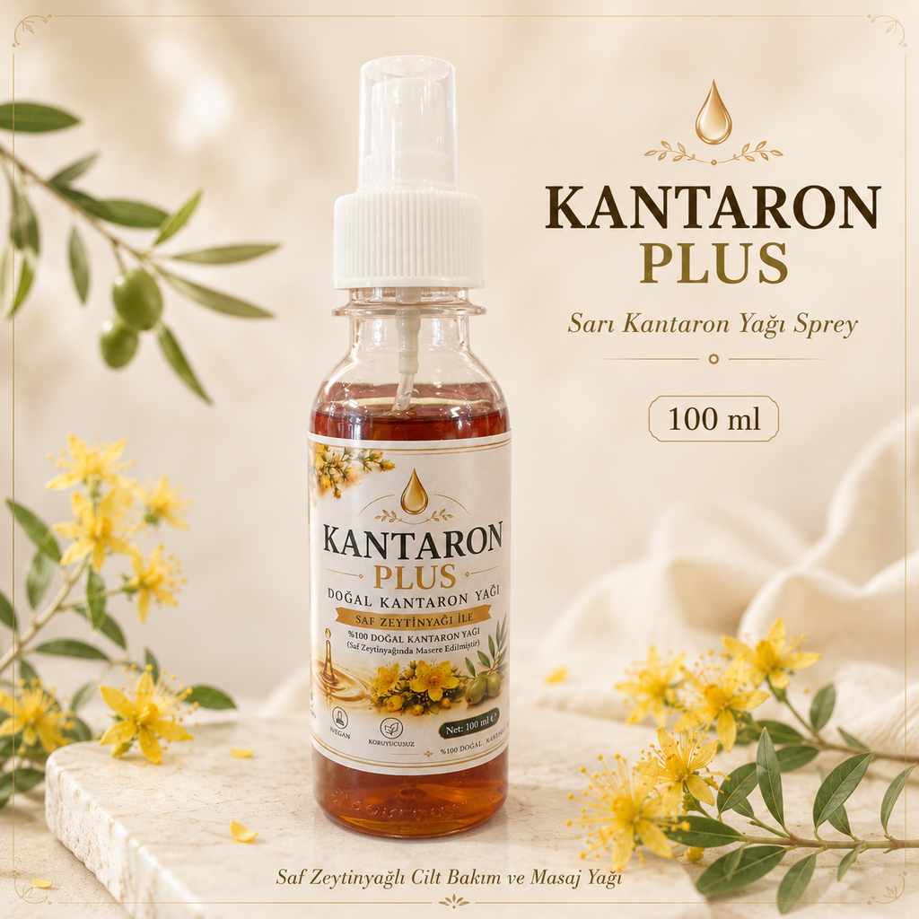 Kantaron Plus Doğal Sarı Kantaron Yağı 100 ml